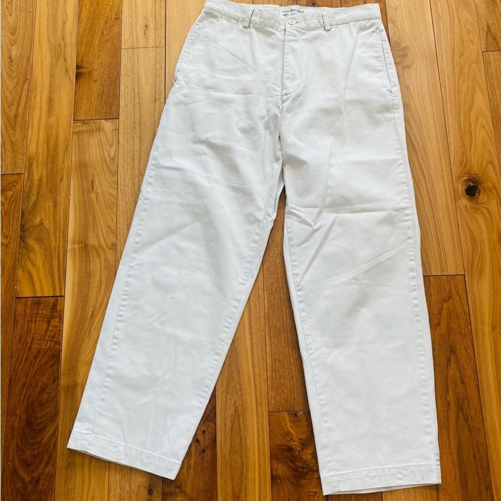Vintage 90’s Off White Straight-Leg Chino Pants